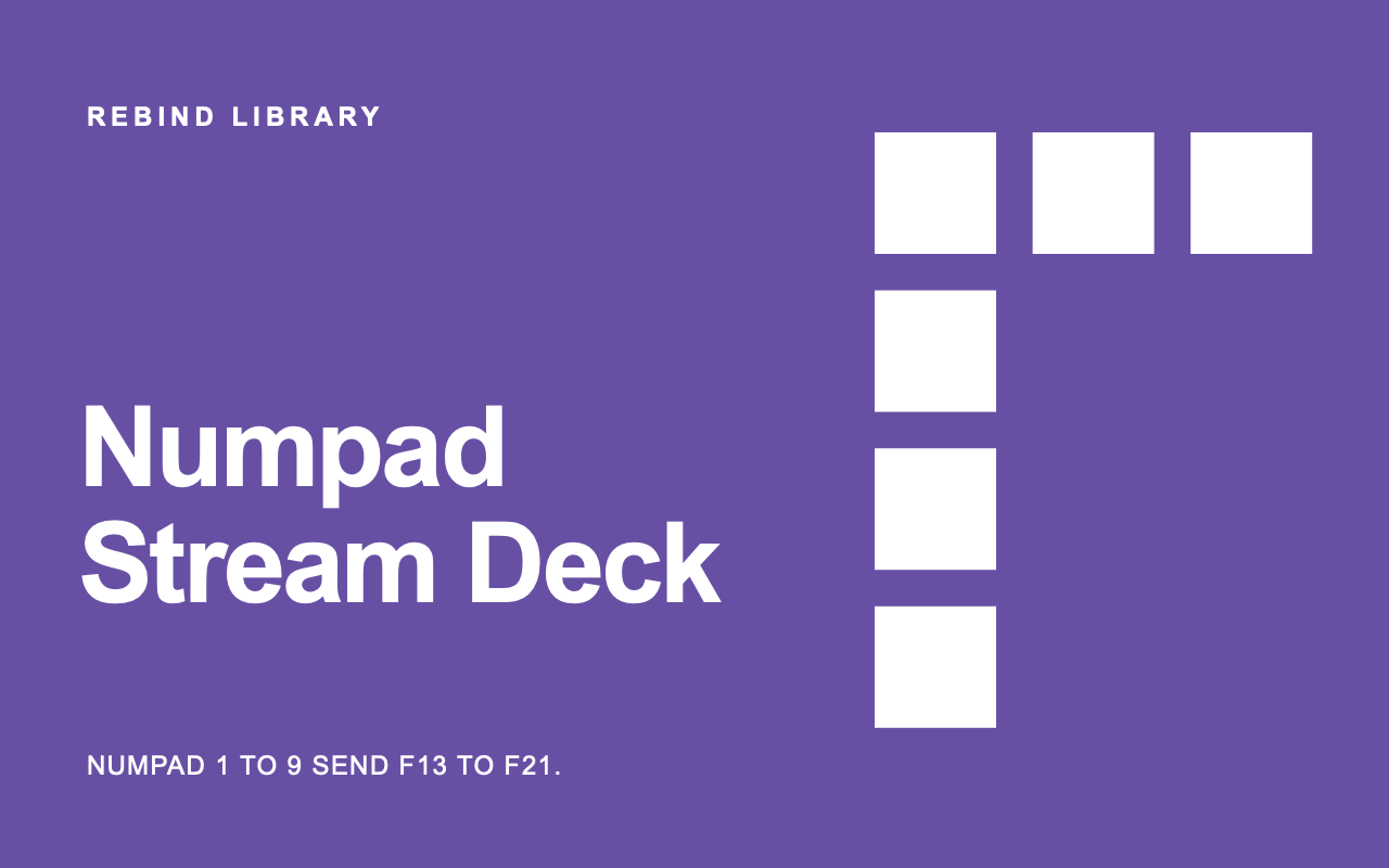 Numpad Stream Deck preview