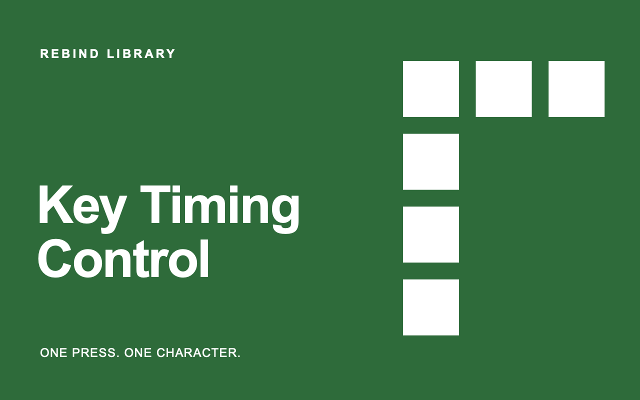 Key Timing Control preview