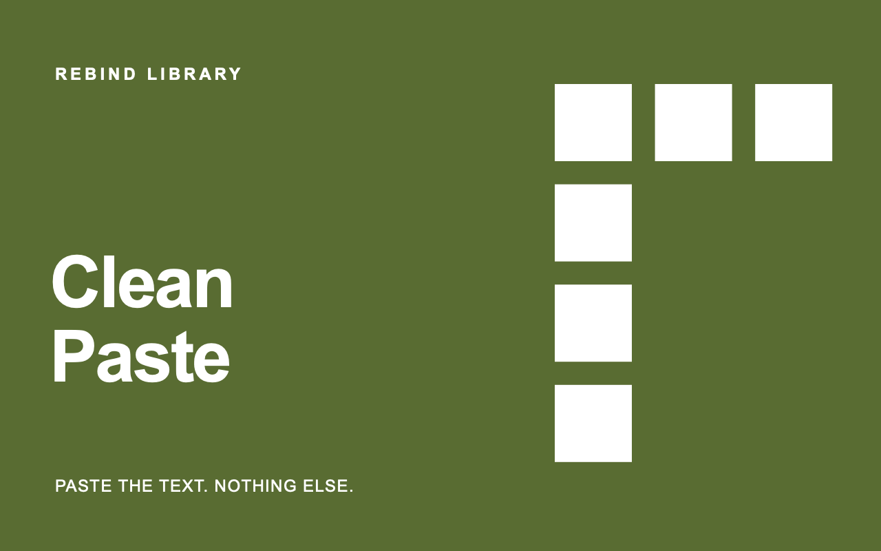 Clean Paste preview